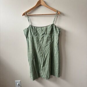 City Triangles Y2K Plaid Mini Dress